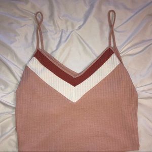 Pink Chevron Top